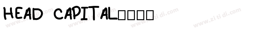 HEAD CAPITAL字体转换